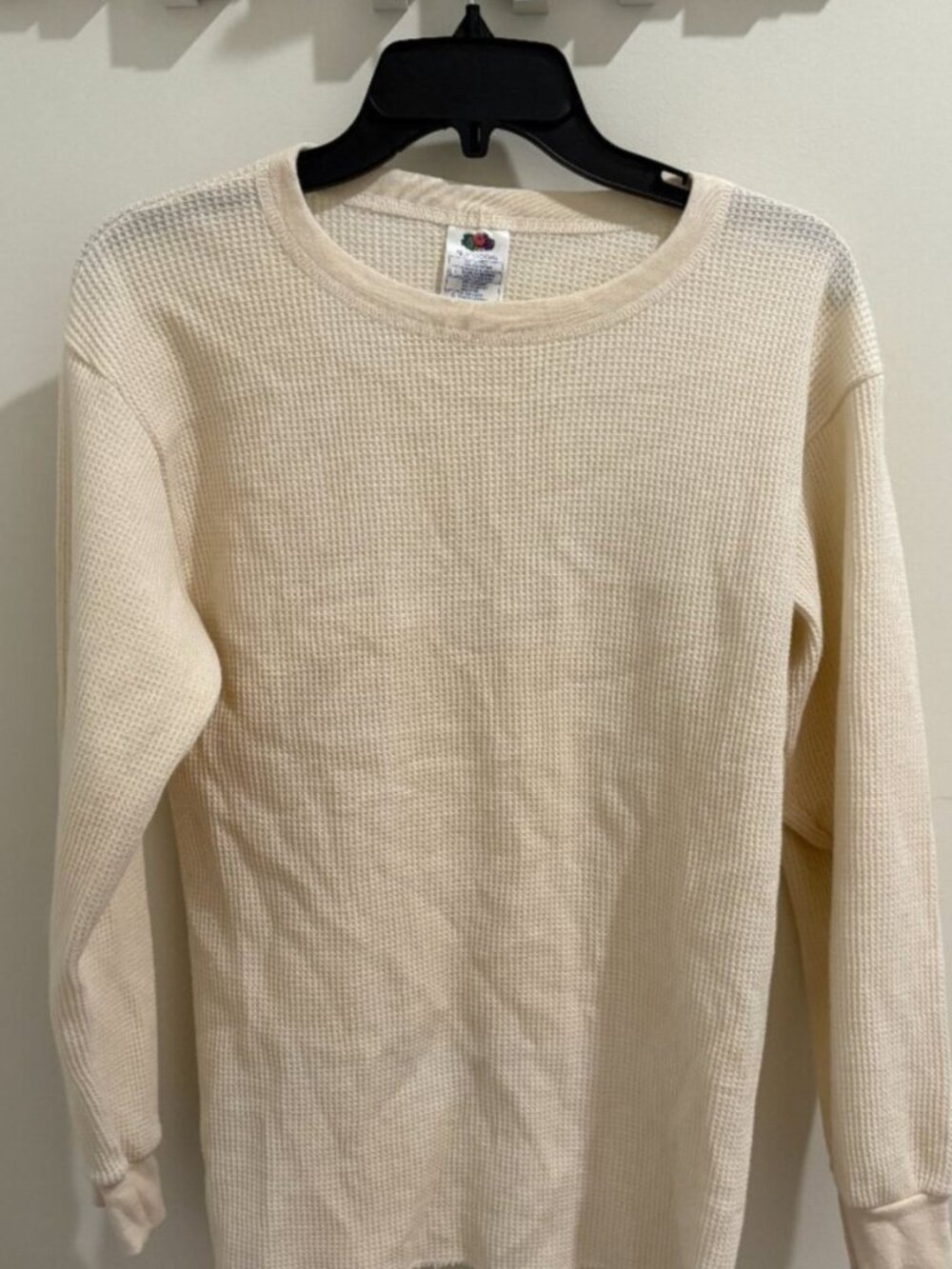 Large Fruit of the Loom Thermal Long Sleeve Shirt